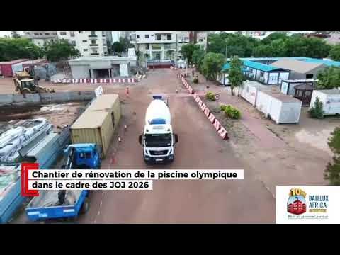 Chantier de rénovation de la piscine Olympique